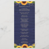 Programme Mariage de tournesol de la Marine (Dos)