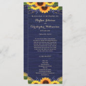 Programme Mariage de tournesol de la Marine (Devant / Derrière)