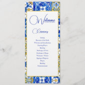 Programme Mariage de tuiles modernes été méditerranéen (Devant)