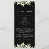 Programme Mariage d'hiver Elégant Black Snowberry+Eucalyptus (Devant)