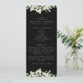 Programme Mariage d'hiver Elégant Black Snowberry+Eucalyptus (Debout devant)