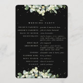 Programme Mariage d'hiver Elégant Black Snowberry+Eucalyptus (Dos)