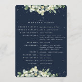 Programme Mariage d'hiver Elégant Marine Snowberry+Eucalyptu (Dos)