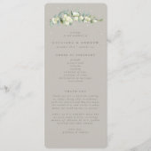 Programme Mariage d'hiver Greige Snowberry+Eucalyptus (Devant)