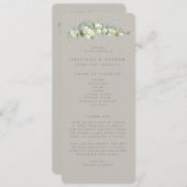 Programme Mariage d'hiver Greige Snowberry+Eucalyptus (Devant / Derrière)