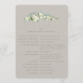 Programme Mariage d'hiver Greige Snowberry+Eucalyptus (Dos)