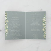 Programme Mariage d'hiver Seafoam Green Snowberry+Eucalyptus (Intérieur)