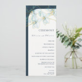 Programme Mariage d'orchidée bleu doux (Debout devant)