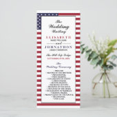 Programme Mariage du drapeau américain (Debout devant)