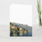 Programme Mariage élégant au lac de Côme à l'aquarelle (Dos)