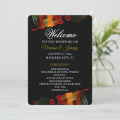 Programme Mariage Élégant Classique Moderne Tendance Motif # (Debout devant)