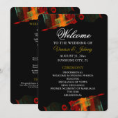 Programme Mariage Élégant Classique Moderne Tendance Motif # (Devant / Derrière)