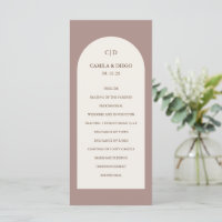Mariage élégant marron moderne voûté