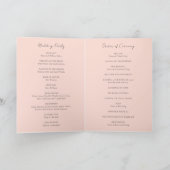 Programme Mariage Élégant Moderne au Style Corallien et Côti (Intérieur)