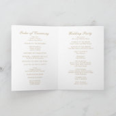 Programme Mariage Élégant Vieil Argent (Intérieur)