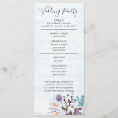 Programme Mariage en Bois Rustique avec Coton à Bolles du Su (Dos)