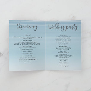 Programme Mariage en bord de mer sous le soleil couchant