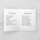 Programme Mariage Fleuris Turquoise, Jaune et Rose (Intérieur)