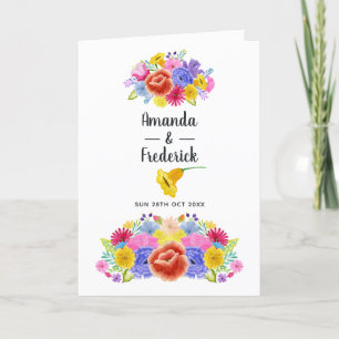 Programme Mariage Floral de Fiesta mexicain