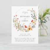 Programme Mariage floral d'été Whimsical (Debout devant)