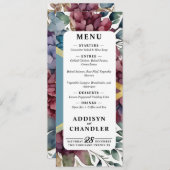 Programme Mariage floral élégant enchanté (Devant / Derrière)