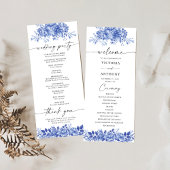 Programme Mariage Floral Porcelain Floral