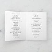 Programme Mariage Formel Élégant Classique Simple (Intérieur)