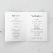 Programme Mariage Formel Simple Minimal Plié (Intérieur)