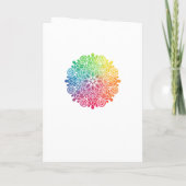 Programme Mariage indien Rainbow Mandala (Dos)