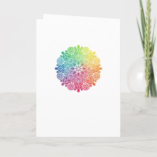 Programme Mariage indien Rainbow Mandala (Dos)