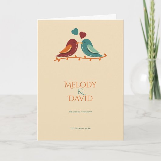 Programme Mariage Inséparable (Devant)