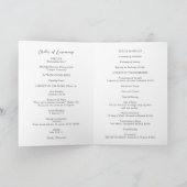 Programme Mariage intemporel noir et blanc classique (Intérieur)