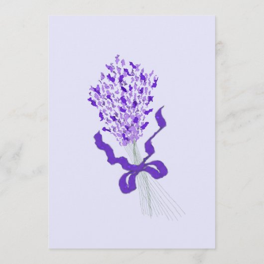 Programme Mariage Lavender Blush (Dos)