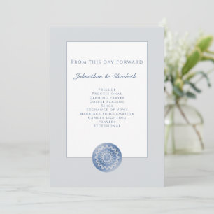 Programme Mariage Mandala Blue Lace