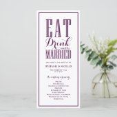 Programme Mariage Manger Boire et être Marié (Debout devant)