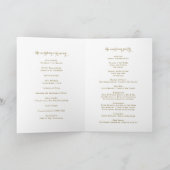 Programme Mariage Manger, Boire et Être Mariés en Or (Intérieur)