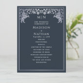 Programme Mariage médiéval d'épée Blue & Silver Royal Lion (Debout devant)