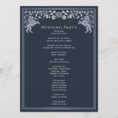 Programme Mariage médiéval d'épée Blue & Silver Royal Lion (Dos)