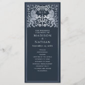 Programme Mariage médiéval d'épée Blue & Silver Royal Lion (Devant)