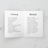 Programme Mariage Mexicain Floral Aquarelle Coloré (Intérieur)