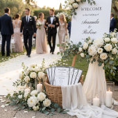 Programme Mariage Minimaliste Noir & Blanc