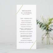 Programme Mariage Moderne Géométrique Bridget (Debout devant)
