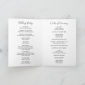 Programme Mariage Moderne Photo Élégant (Intérieur)