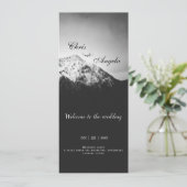 Programme Mariage noir et blanc sous les montagnes (Debout devant)