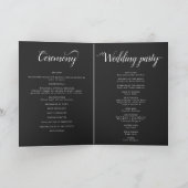 Programme Mariage noir et blanc sous les montagnes (Intérieur)