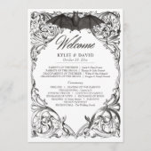 Programme Mariage noir et blanc victorien jusqu'à la mort (Devant)