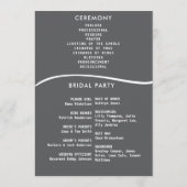 Programme Mariage photo de Social Media Story (Dos)