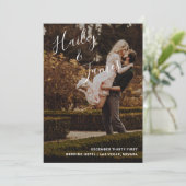 Programme Mariage Photo Moderne Élégant (Debout devant)