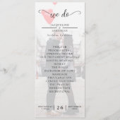 Programme Mariage photo moderne simple et élégant (Devant)