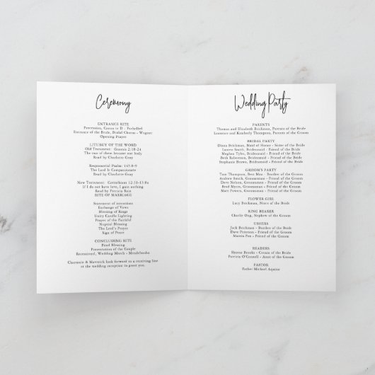 Programme Mariage photo Overlay Couple (Intérieur)